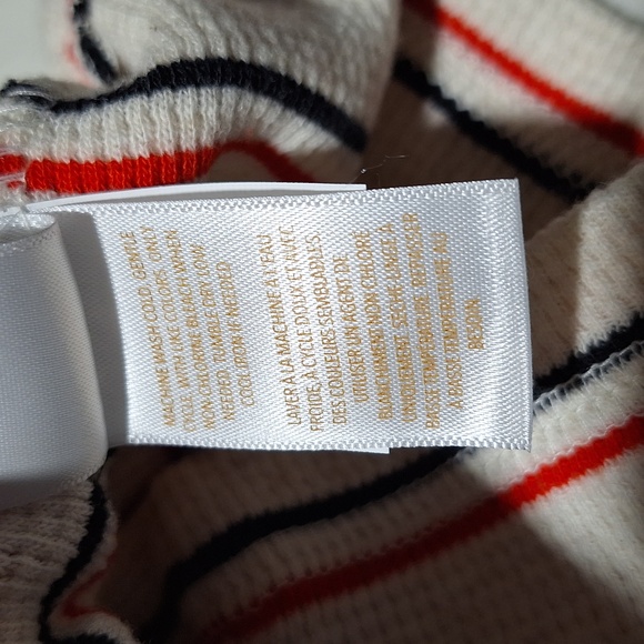 Ever & Ever 3 Button Stripe Hooded Shirt 12mo NWT - Picture 12 of 15